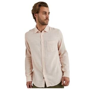 Rails Men’s Wyatt Button Down Shirt in Ebi 100% Cotton Lightweight Size Medium